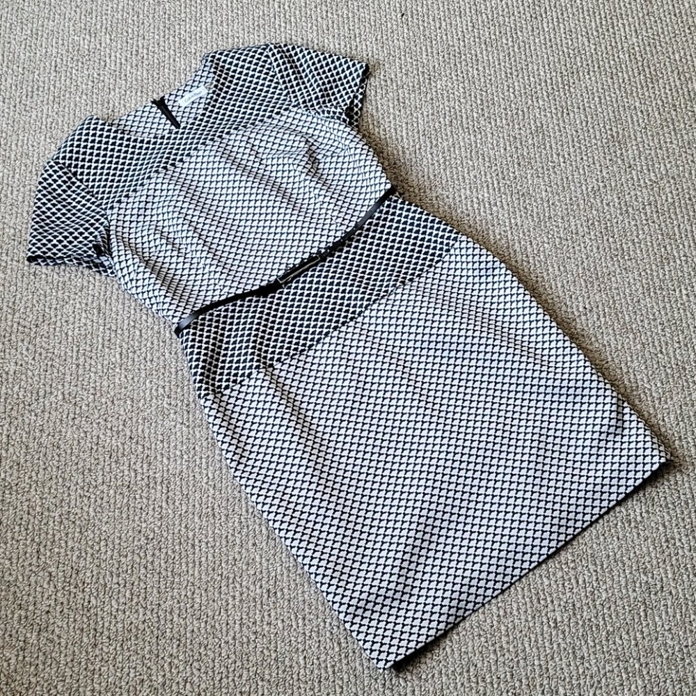 Calvin Klein office gray dress size 12, with belt